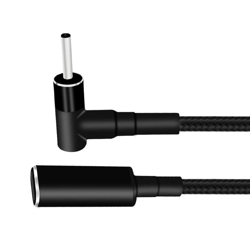 100W USB C ถึง 3.5x1.35 มม.ปลั๊กแปลง USB C PD ชาร์จสายเคเบิลสำหรับแล็ปท็อปโน้ตบุ๊ค Power Converters