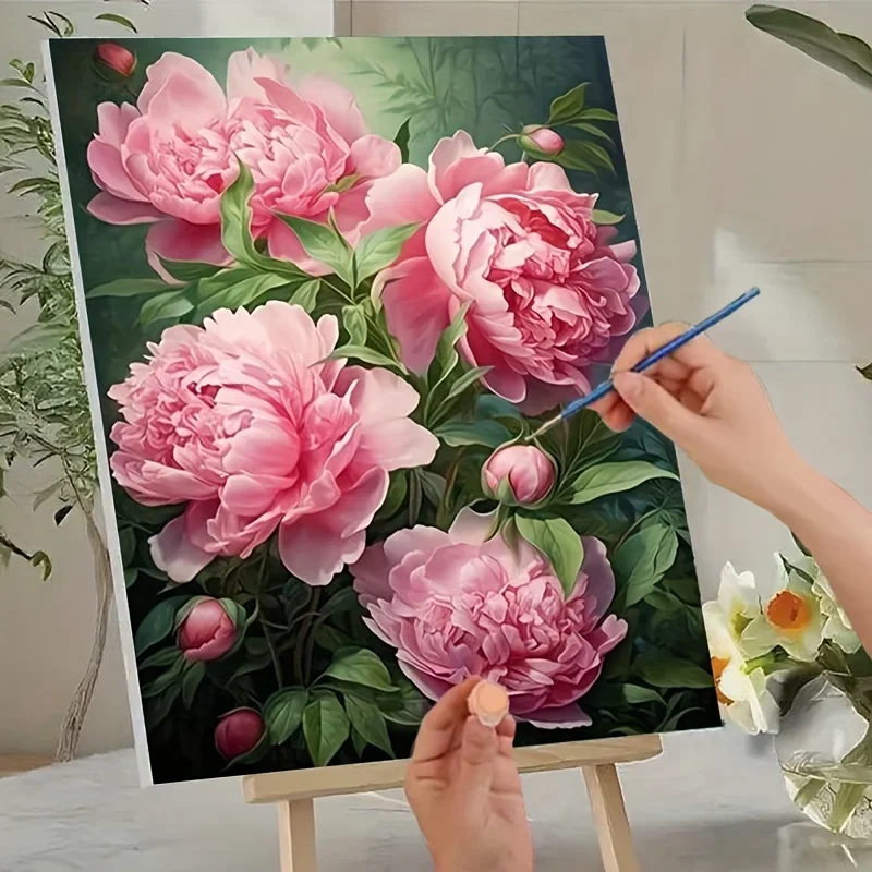 Kit de peinture par numéros pour adultes, idéal pour les professionnels de l’art, 1 pièce, kit de bricolage, cadeau artistique, peinture par numéros, facile à apprendre, convient aux débutants - I