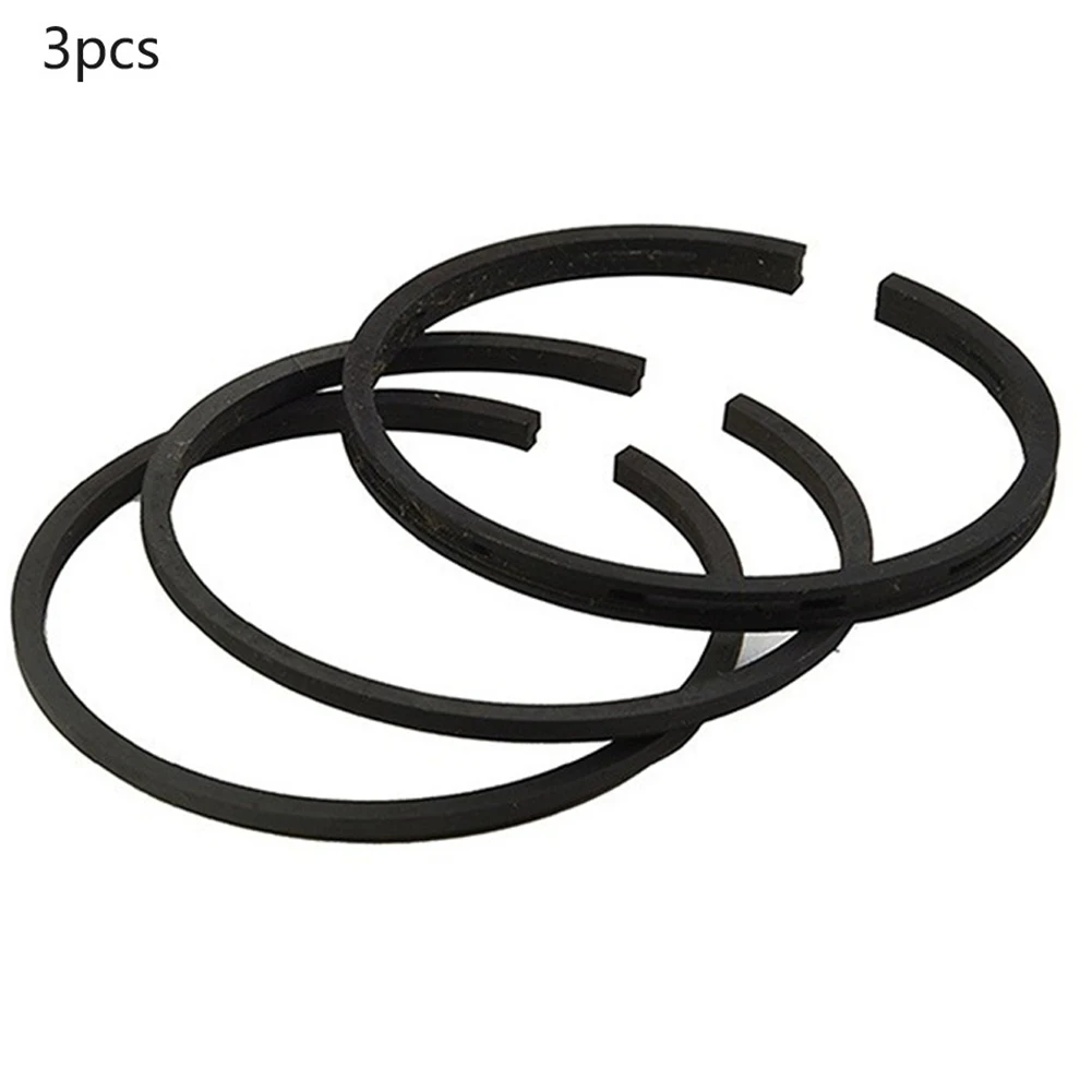 3Pcs Air Compressor Piston Ring Set Pneumatic Drive Accessories For 55mm Cylinder Air Pump Power Tools