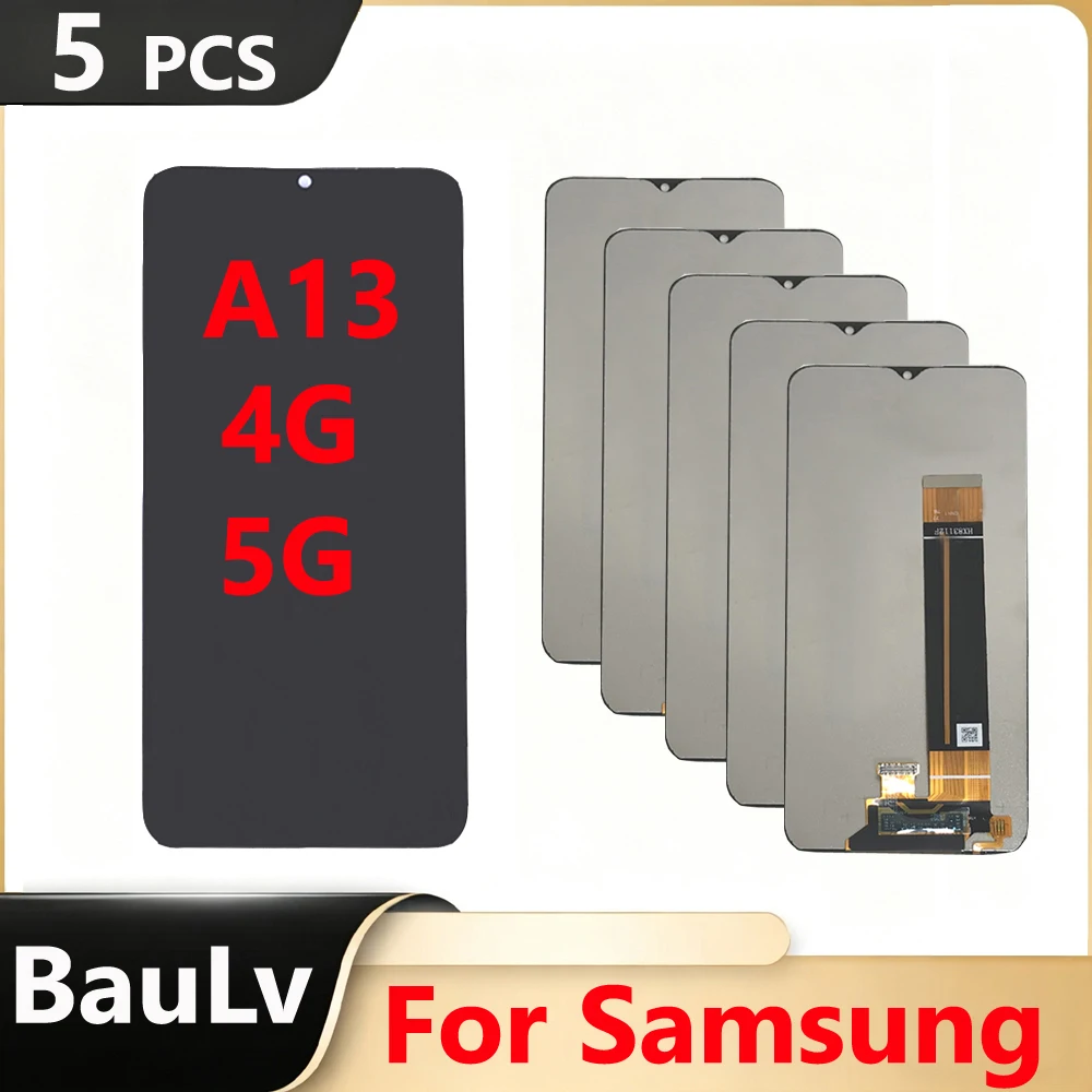 Wholesale 5 Pieces/Lot For Samsung A13 4G A135 A135F A135M A135F/DS LCD Display Touch Screen Assembly A13 5G A136 A136B A136U