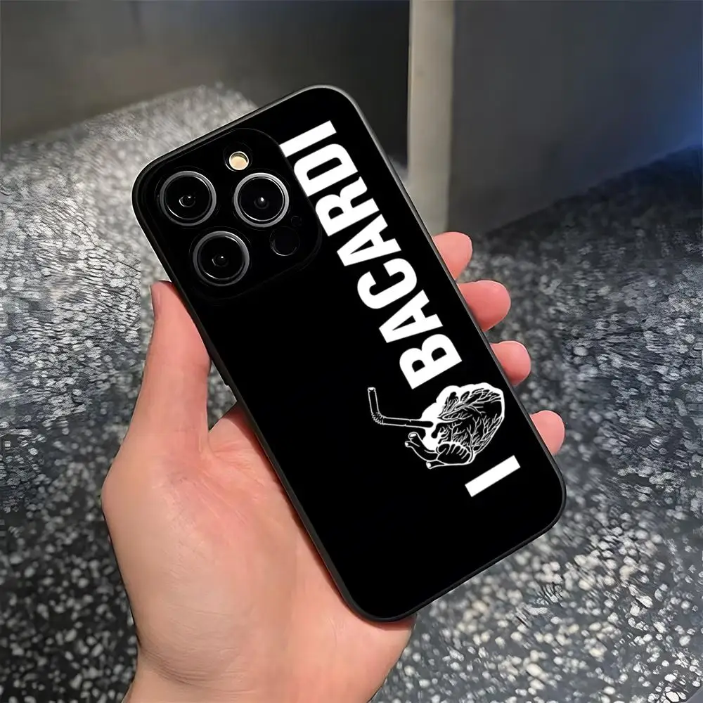 Bacardi Rum Vampire Bat جراب هاتف لـ 15 Pro Max iphone 14 Pro Max 12 15 Plus 13 Pro 11 Xr X Xs 8 7 Plus غطاء خلفي من السيليكون #6