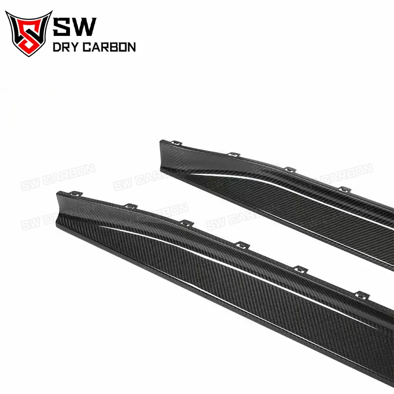 Dry Carbon Fiber 3D Style Side Skirt for BMW G80 M3 G82 G83 M4 Body Side Skirt Separator Winglet Flank Bumper Lip