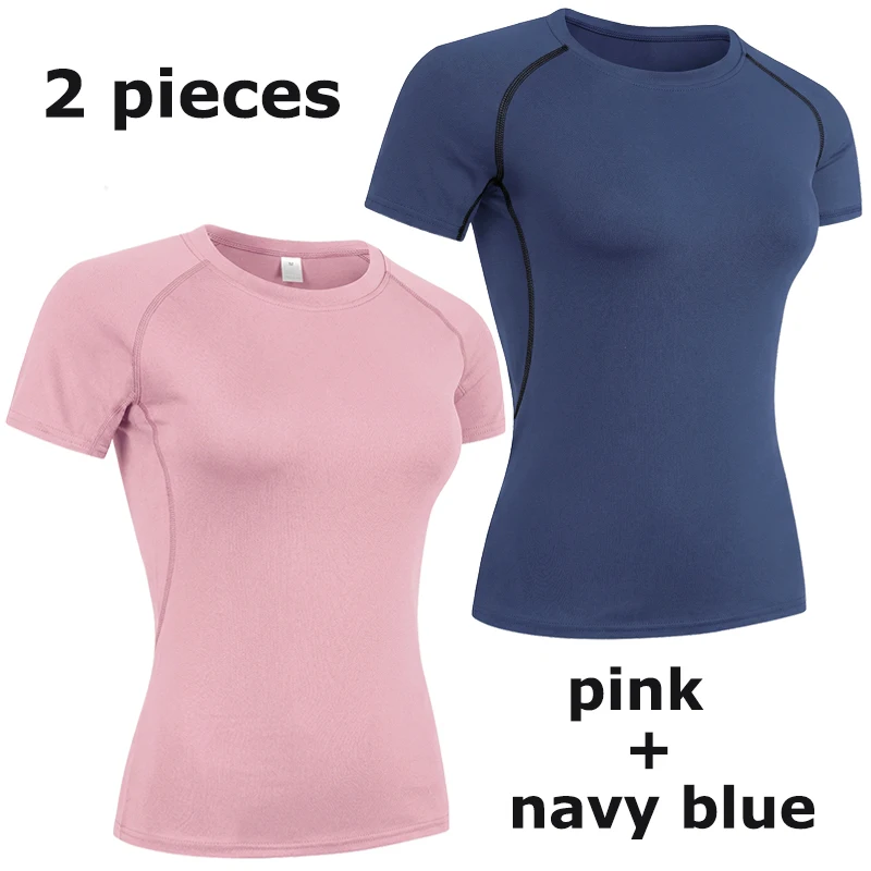 Compression Shirt Short Sleeve Athletic Yoga