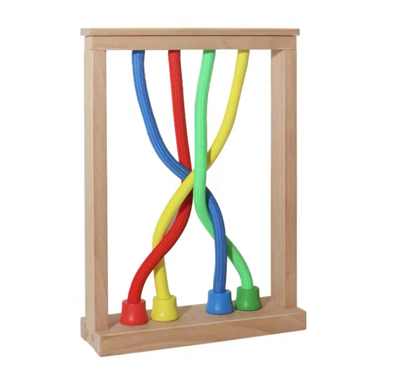 Gioco di corda puzzle in legno per bambini sviluppo del pensiero focus training unlock puzzle toy game