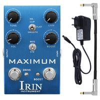 IRIN AN-41 Electric Guitar Effects Pedal MAXIMUM Overdrive Pedal Wild Overdrive Distortion Effect Effector Guitar Accessory