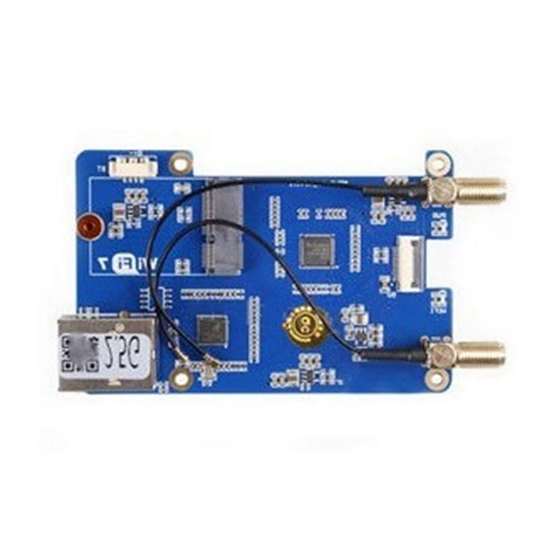 MPW2.5G For Raspberry Pi 5 Expansion Board PCIE To Wifi7 2.5G ETH HAT RTL8125 M.2 Ekey Interface For RPI 5