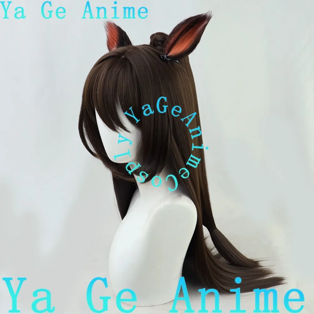 يا جي أنيمي أوما موسومي جميلة ديربي El Condor Pasa شعر مستعار تأثيري مع آذان وذيل أنيمي لعبة هالوين عرض الواقع شعر مستعار