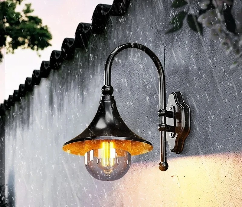 Energy Saving Light for Courtyard, Balcony, Garden, Villa Entrance & Exterior Corridor Decor,Waterproof Solar Outdoor Wall Lamp