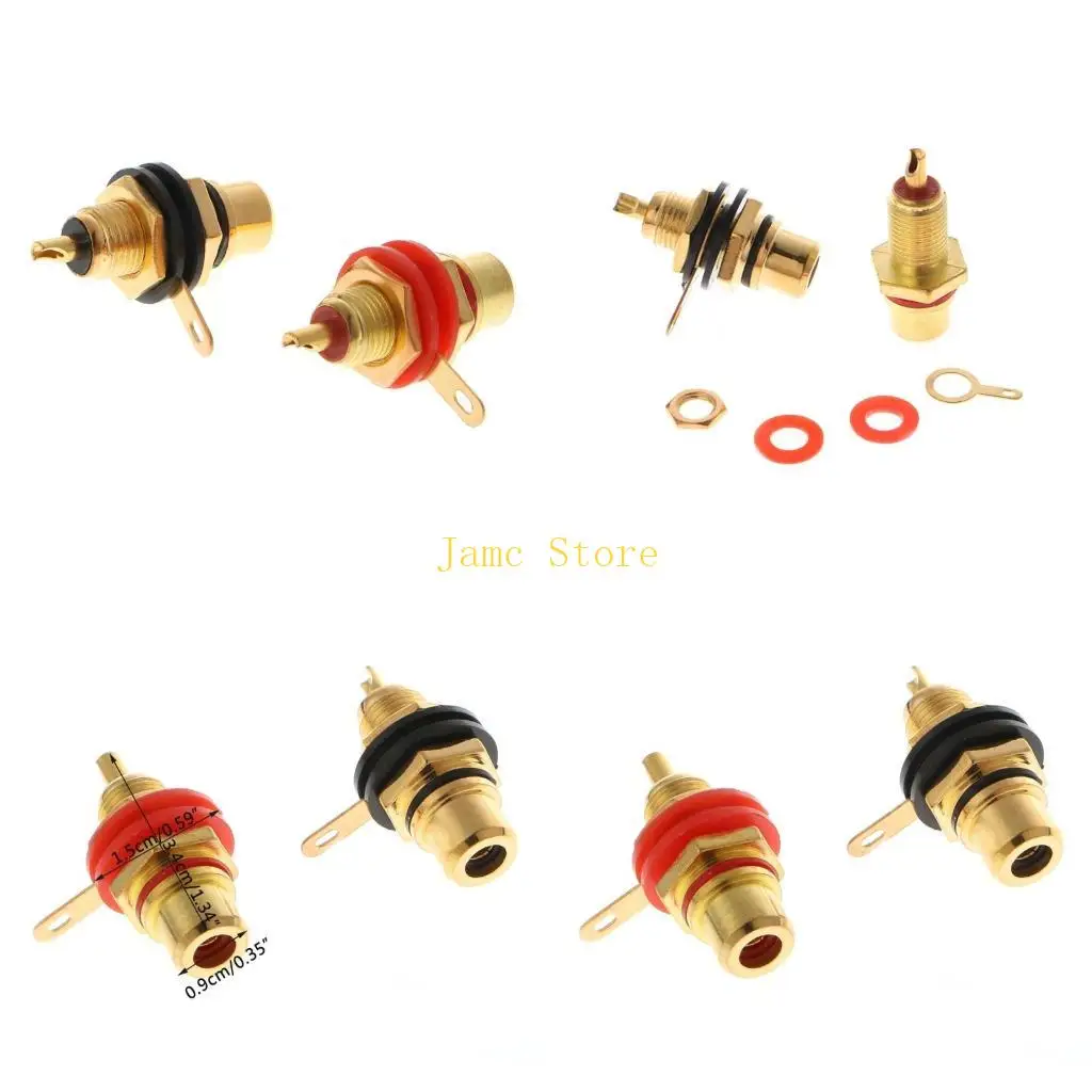 LX0B 1 Pair Rca Fem… - image