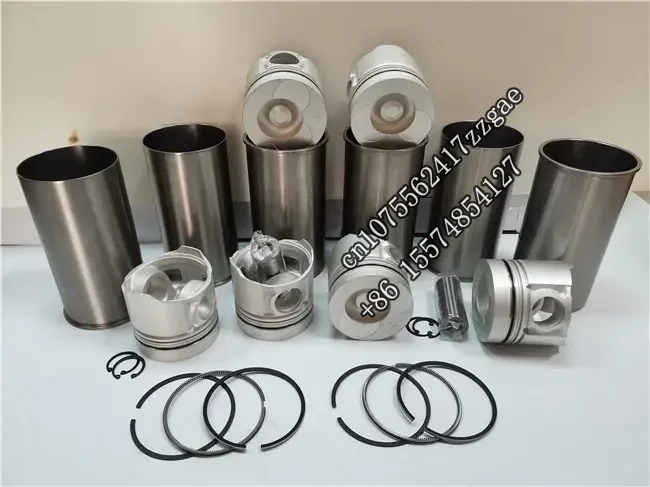 Good quality Excavator engine parts DH220 DB58 full liner piston kit DE08TIS D1146  DE12T1  kits