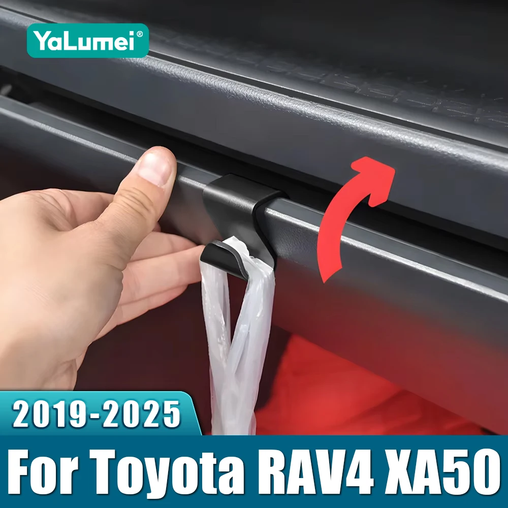 Für Toyota RAV4 XA50 2019 2020 2021 2022 2023 2024 2025 ABS Auto-Beifahrer-Handschuhfachhaken Multifunktionale Versteckte Mini-Aufbewahrungsklammern