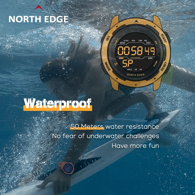 NORTH EDGE Akıllı Saat, Erkek  - Smartwatch Running Watches For Men incelemesi ve fiyatı