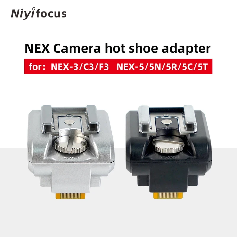 NEX Camera Flash Adapter Suitable for Sony NEX-3/C3/F3 NEX-5/5N/5R/5C/5T Single Touch Flash Camera Hot Shoe Adapter Accessories