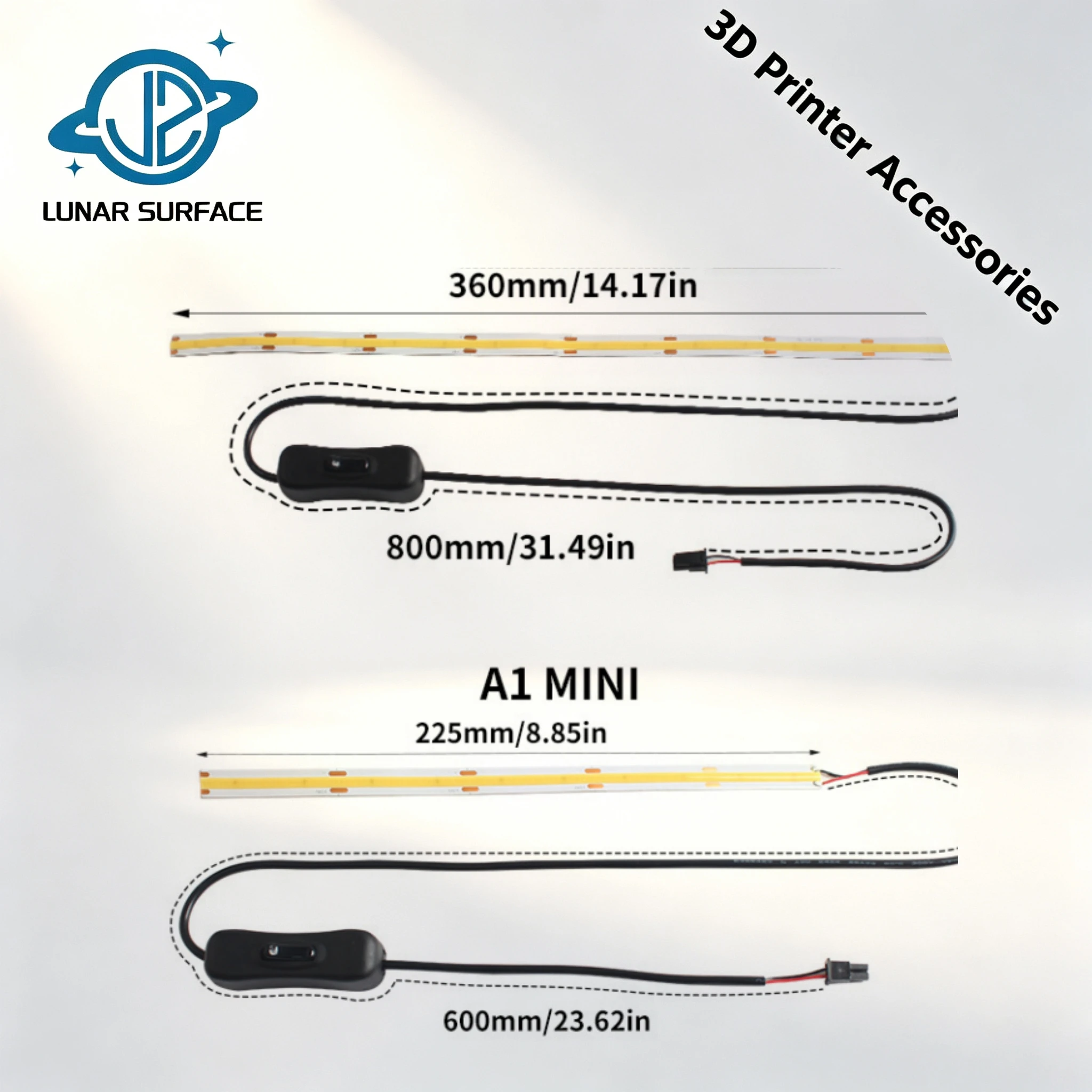 แถบไฟ LED สว่างสำหรับพื้นผิวดว - 3D Printing Bambu Lab A1 บทวิจารณ์และราคา