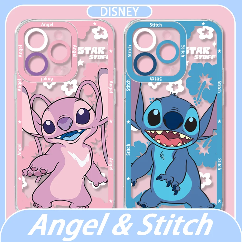 Stitch Angel Case For Xiaomi POCO X6 X7 X5 Pro X3 NFC F3 F5 F6 F7 Ultra M5S C65 M7 M6 Pro 4G 5G 14T 13T 12T 11T 14 11 Lite 5G NE
