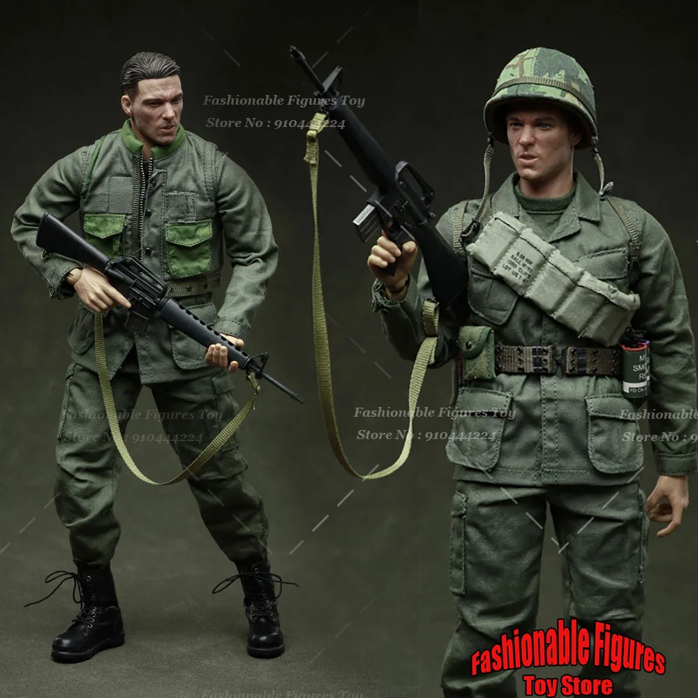 

WHOHO TOYS 1/6 Male Soldier Vietnam War Military War Collection Dolls Full Set 12Inch Action Figure Model Collection Toys