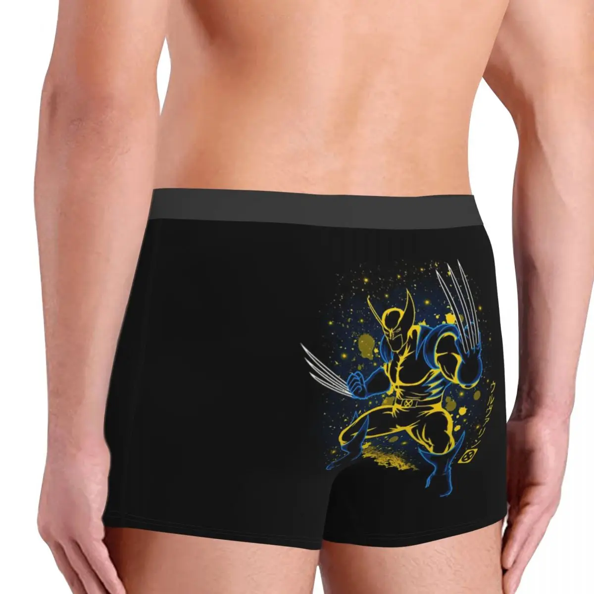 Pantaloncini Boxer di ruolo Wolverine personalizzati per uomo slip intimo con stampa 3D slip mutande morbide