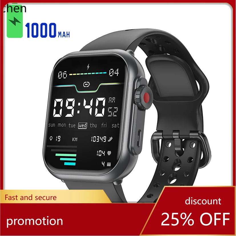YFY full touch smart watch waterproof sports fitness smart watch with built-in heart rate