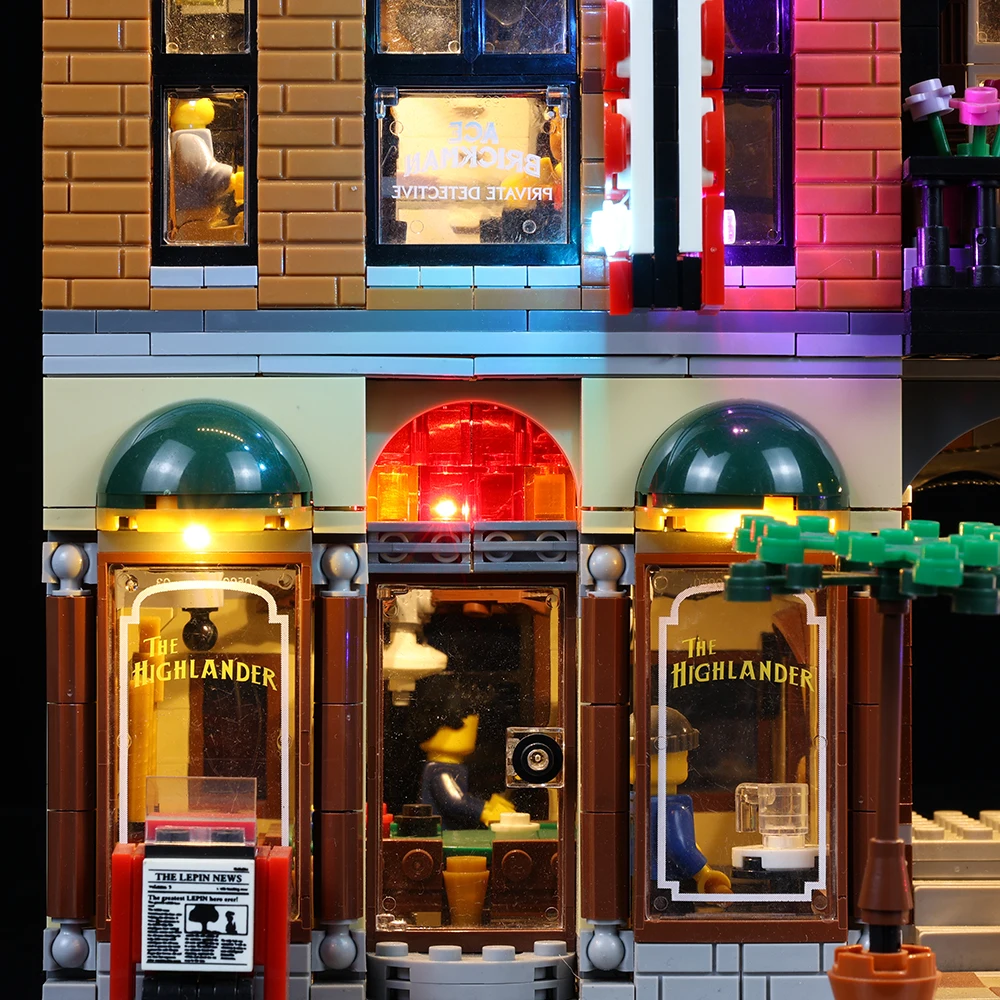 レゴ探偵事務所 10246 に適した LED 照明セット 照明ギフト (組み立てブロックを除く)