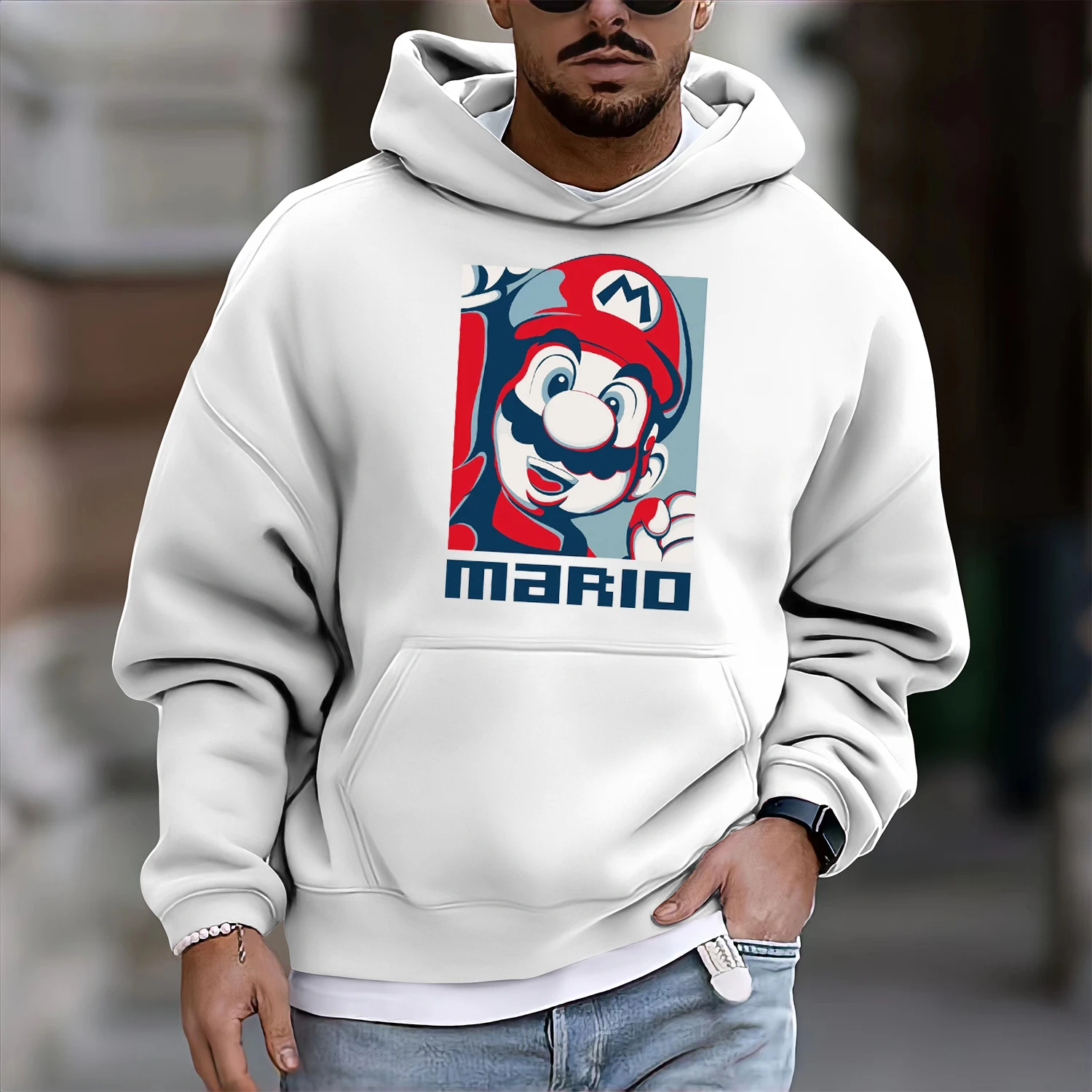 

NEW 3D Printed,Super mario,Hoodie Comfortable Unisex for Adults and Kids Casual and fashionable street wear Comfortable fabric