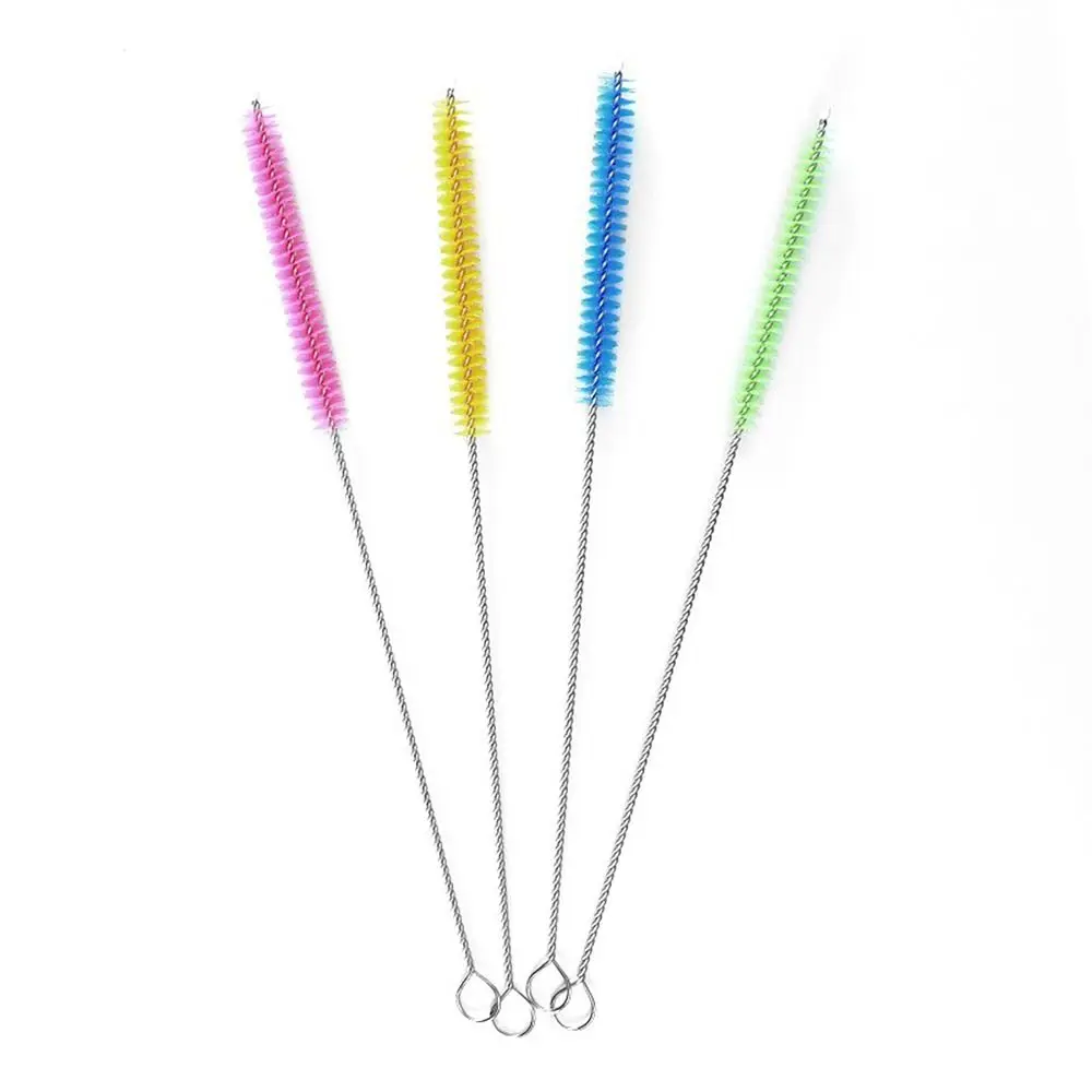 Healthier Multi-purpose Straw Cleaning Brush Nylon Bottle Accessory Glass Tube Brush Straw Cleaners for Office Kitchen