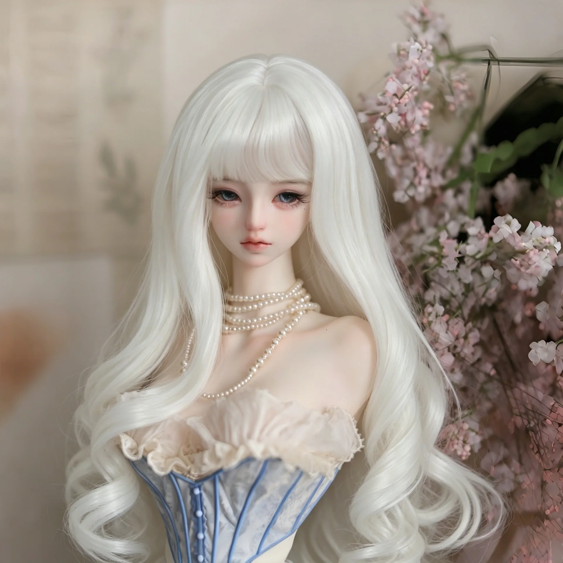 （customization 30day） 1/3 1/4 1/6 Doll's Wig for 60/45/30cm Bjd Doll  Hair Toys Ancient Style wig Doll Accessories No Doll