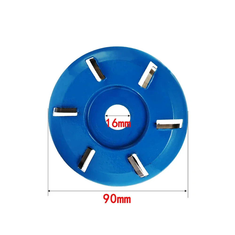 Imagem -03 - Power Wood Carving Disc para Carpintaria Turbo Round Angle Grinder Attachment Fresa 16 mm Abertura