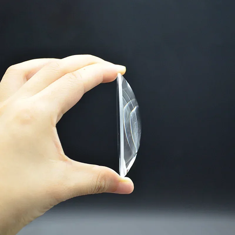 60-80mm K9 Plankonvexe Linse aus Optischem Glas, Vergrößerungsglas für Hochleistungs-LED-Fokussierung, Lichtsammlung, DIY-Projektor
