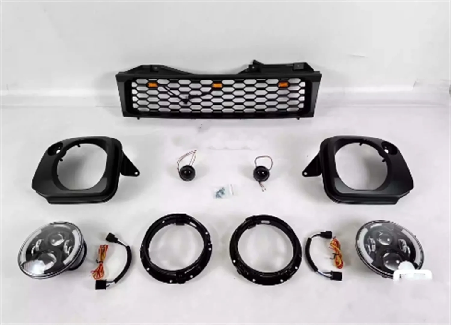 

Front Bumper Grill Mask Radiator Headlight frame for Suzuki Jimny