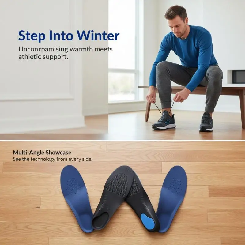 New！2Pcs 3D Comfortable Plush Cloth Flat Feet Orthopedic Insoles Foot Pad Arch Support Orthotic Insoles For Feet Height