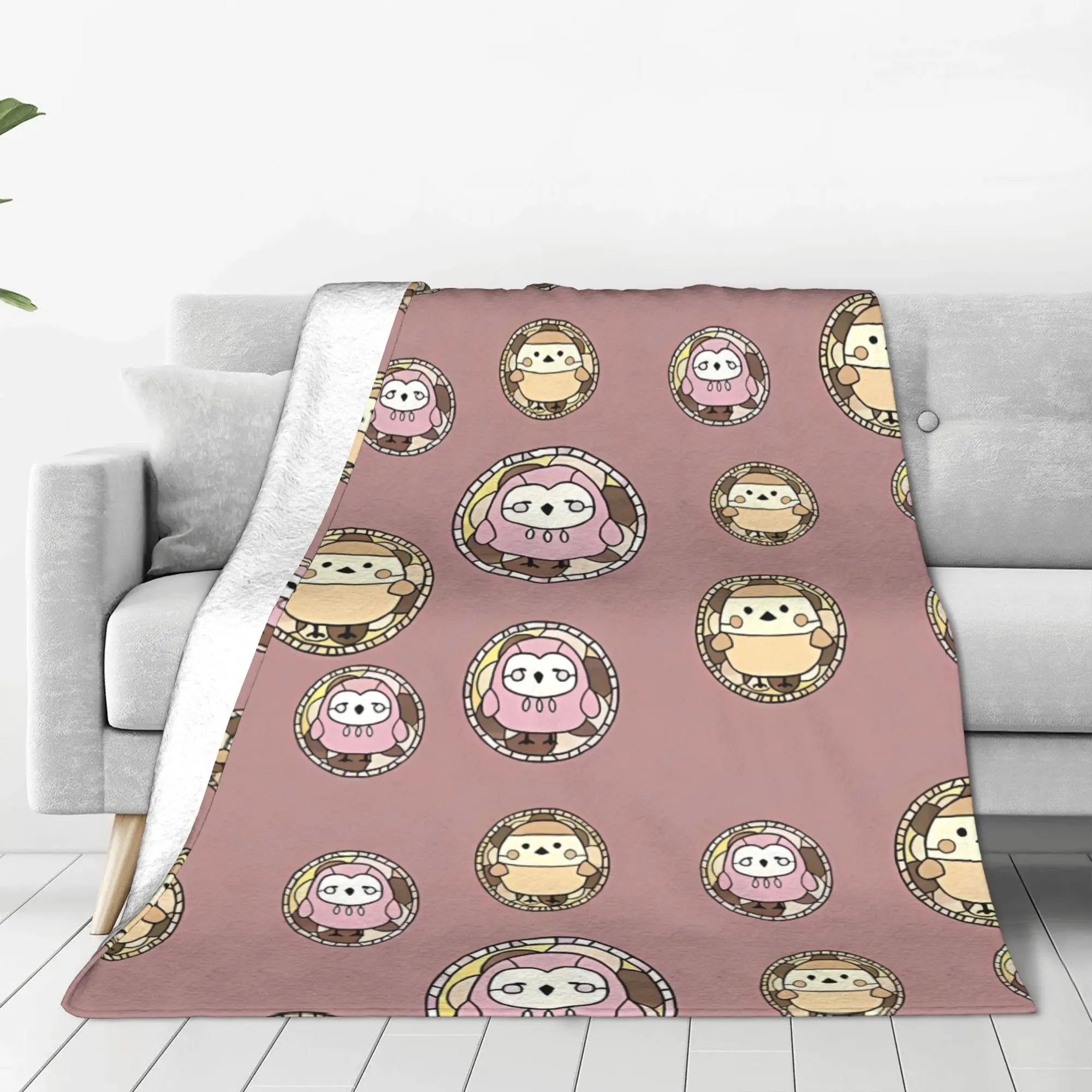 1PC Birdie Besties Sumikko Gurashi Home Room Decorations Winter Blankets For Adults Bedding Home Interior Sofa Knee