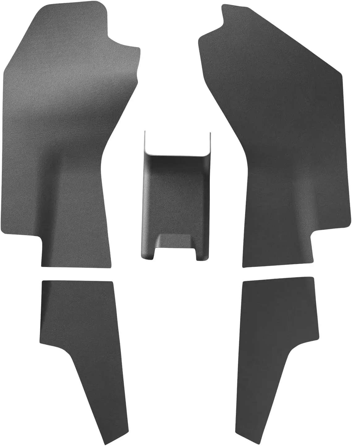 TPE Black 5pc Anti-kick Pad for Tesla Model Y Juniper 2026 2025 Removable Scratch-Proof Console Accessories