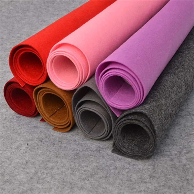 3mmThick Hardfelt Sheet 20x30cm or 30x30cm Non-Woven Fabrics DIY Craft Supplies For Girls Handmade Needlework Felt Accessories