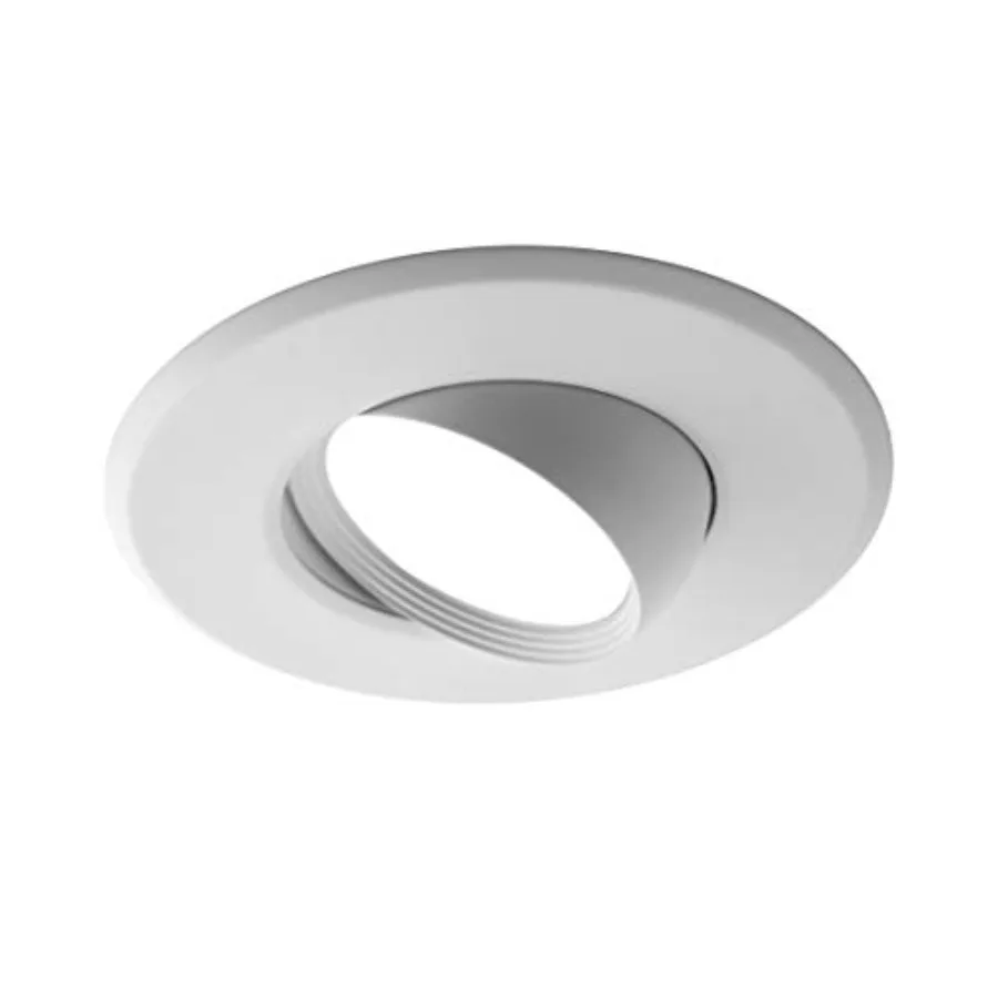 

Lighting 5/6 inch Adjustable LED Eyeball Retrofit Downlight Kit in DEB56-20-120-3K-WH
