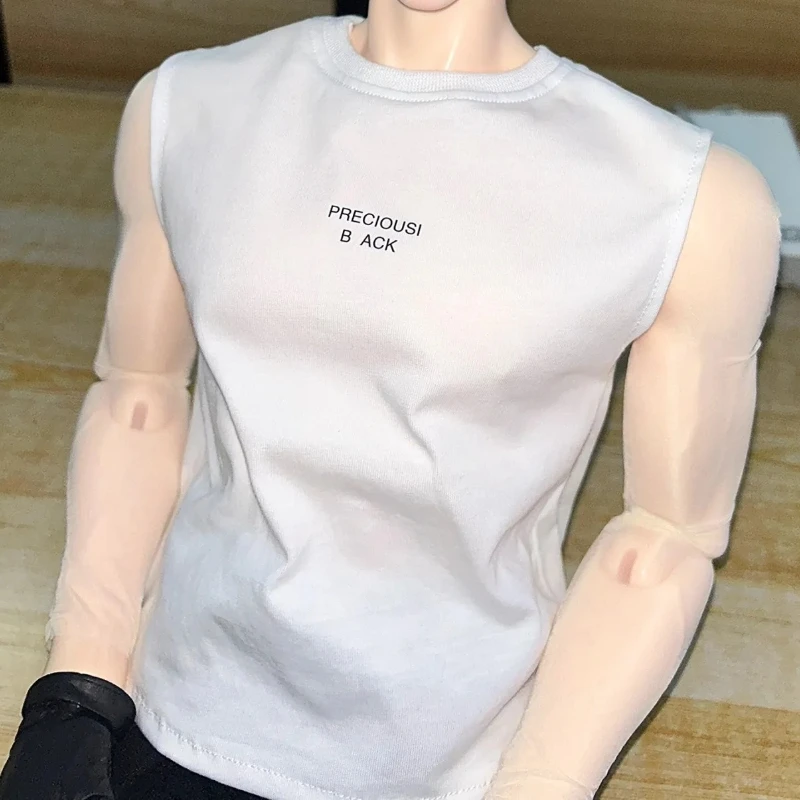 Costume de vêtements de poupée pour poupée Bjd de 73cm, haut sans manches, short de poche décontracté, ensemble de jouets pour filles, habillage, maison de jeu, accessoires de poupée, 1/3