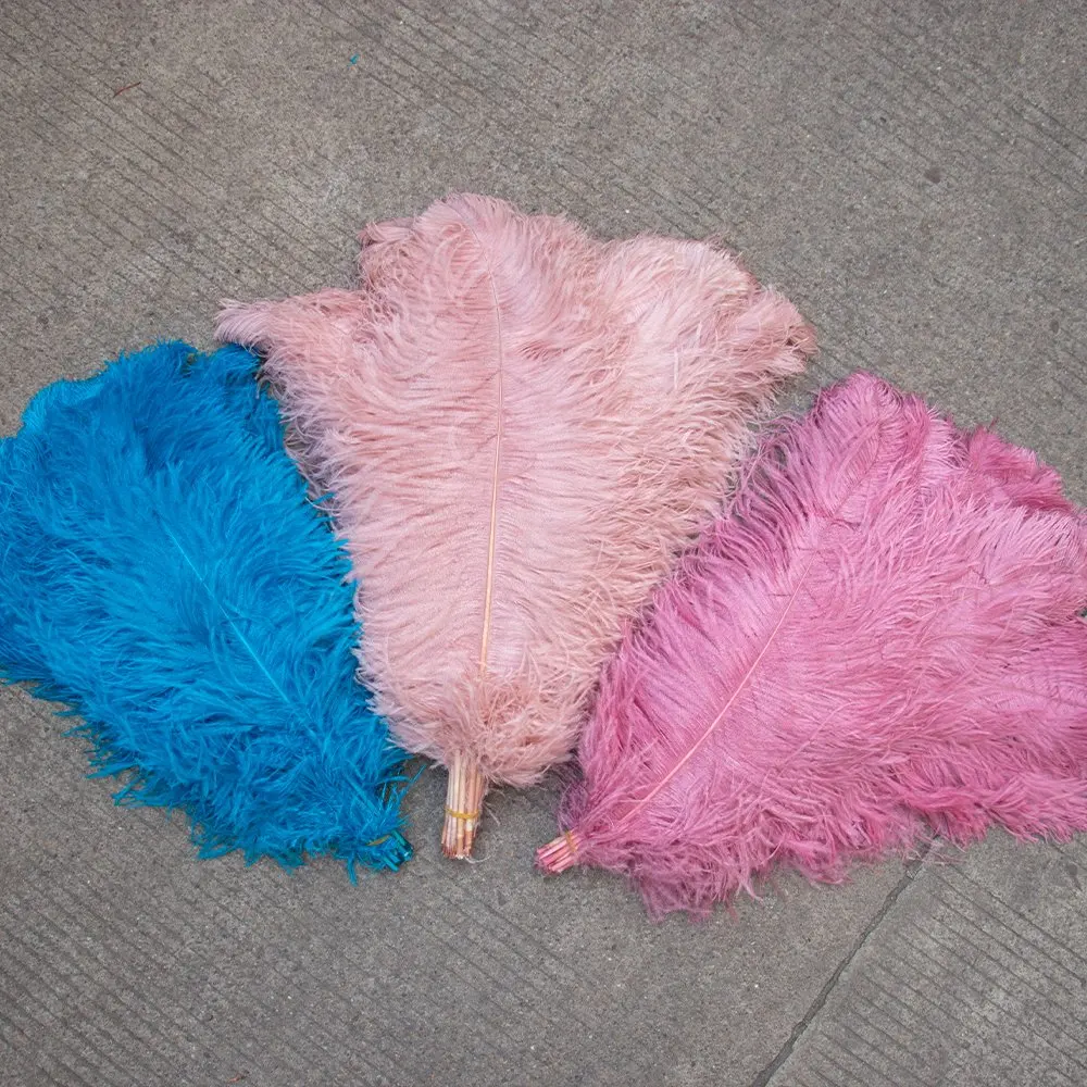 10 قطعة ريش النعام الأبيض الطبيعي لحفل زفاف ديكور المنزل DIY بها بنفسك ريشة الحرف الجدول المركزية ديكور 15-35 سنتيمتر طويلة