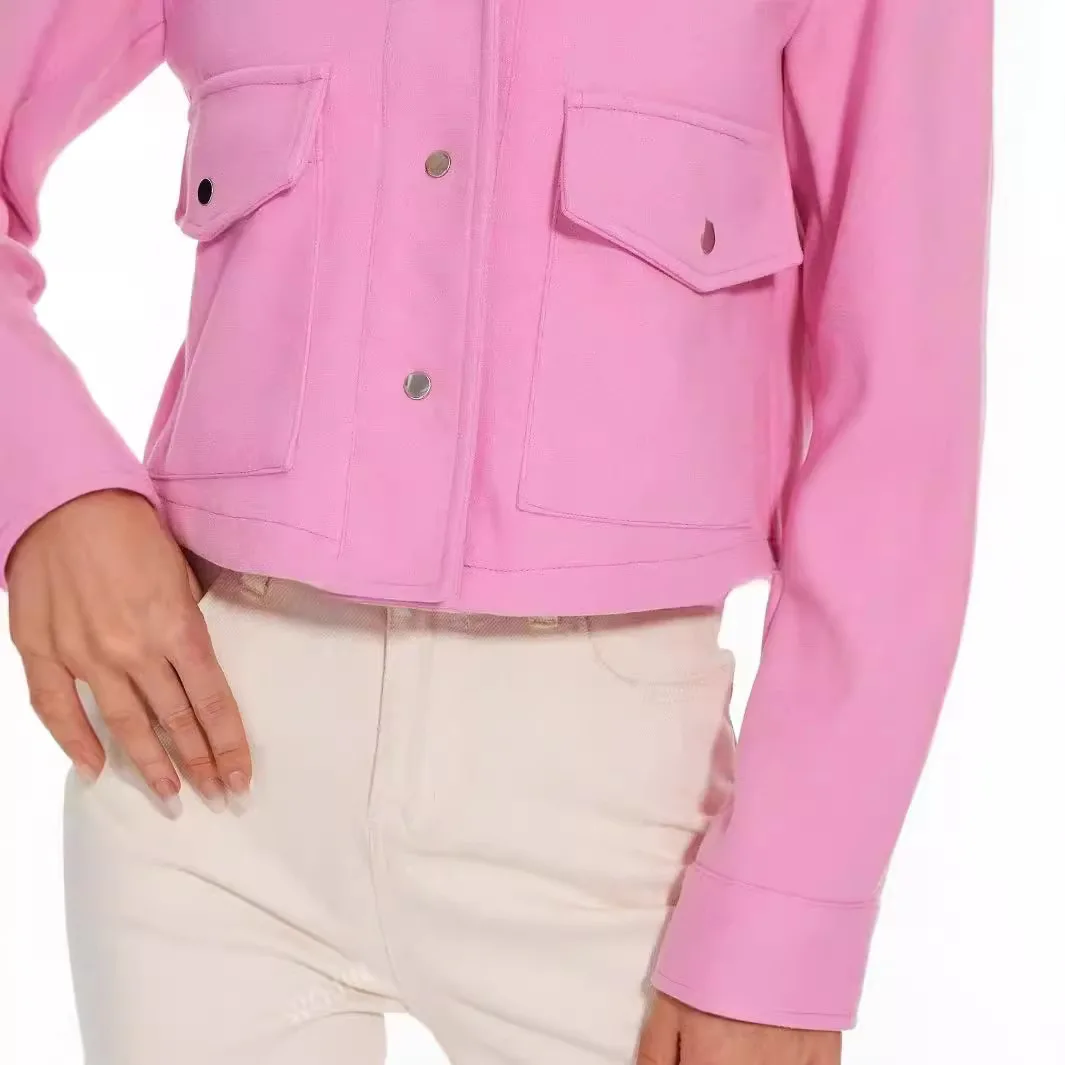 Autumn Casual Soft Tweed Shirt Wool Women's Coat