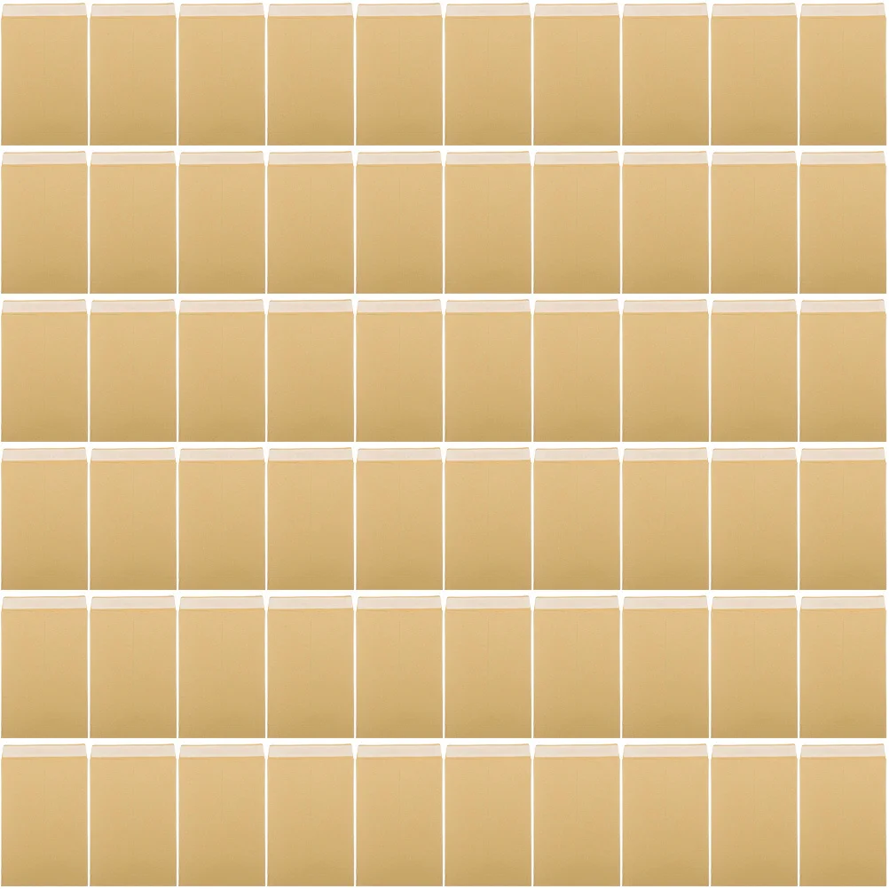 

60Pcs Money Envelopes Self Adhesive Kraft Paper Budgeting Envelopes for Cash Organizer Savings Challenge Storage Blank Holders