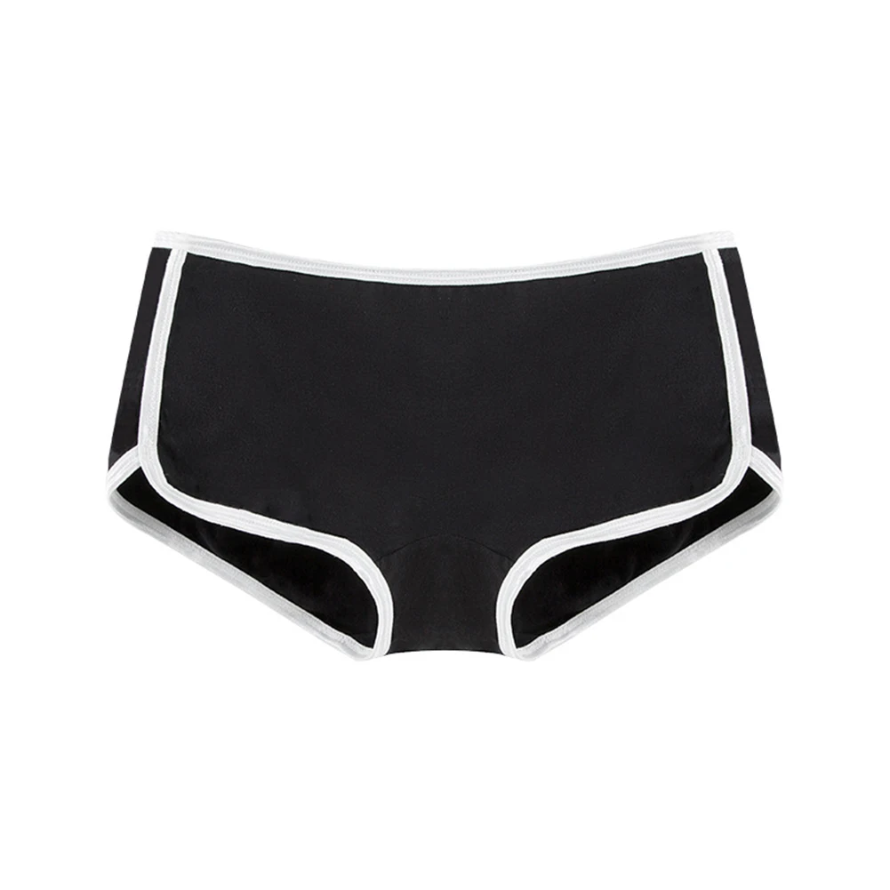 Breve ropa interior para mujer Boxer Briefs Hotel Stay uso diario estilo casual algodón diario elevación de cadera elasticidad media