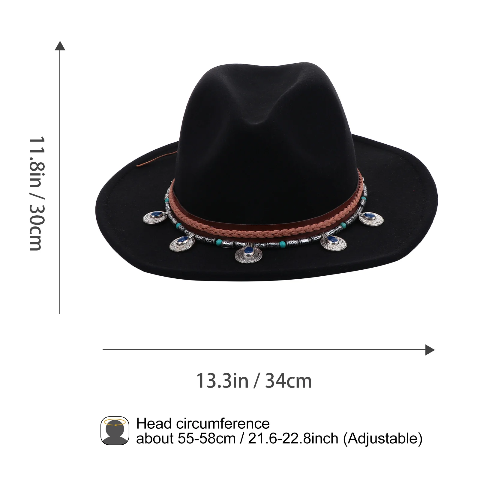 1Pcs Classic British Style Retro Hat Comfortable Breathable Design Perfect Holiday Gift for Women Women Jazz Hat