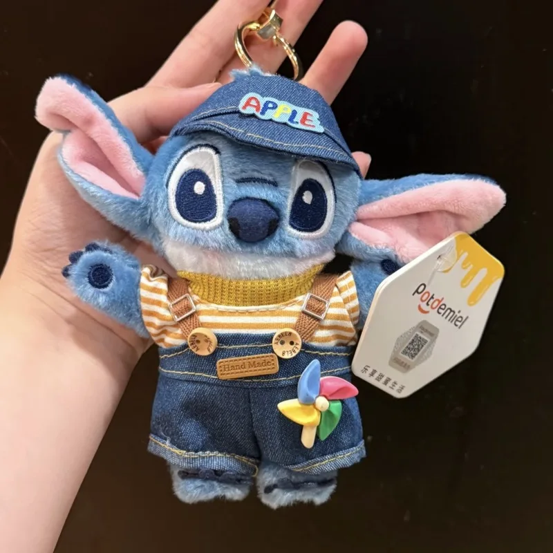 New Disney Cute Stitch Interstellar Baby Plush Keychain Cartoon Figure Pendant Ornament Children'S Christmas And Birthday Gifts