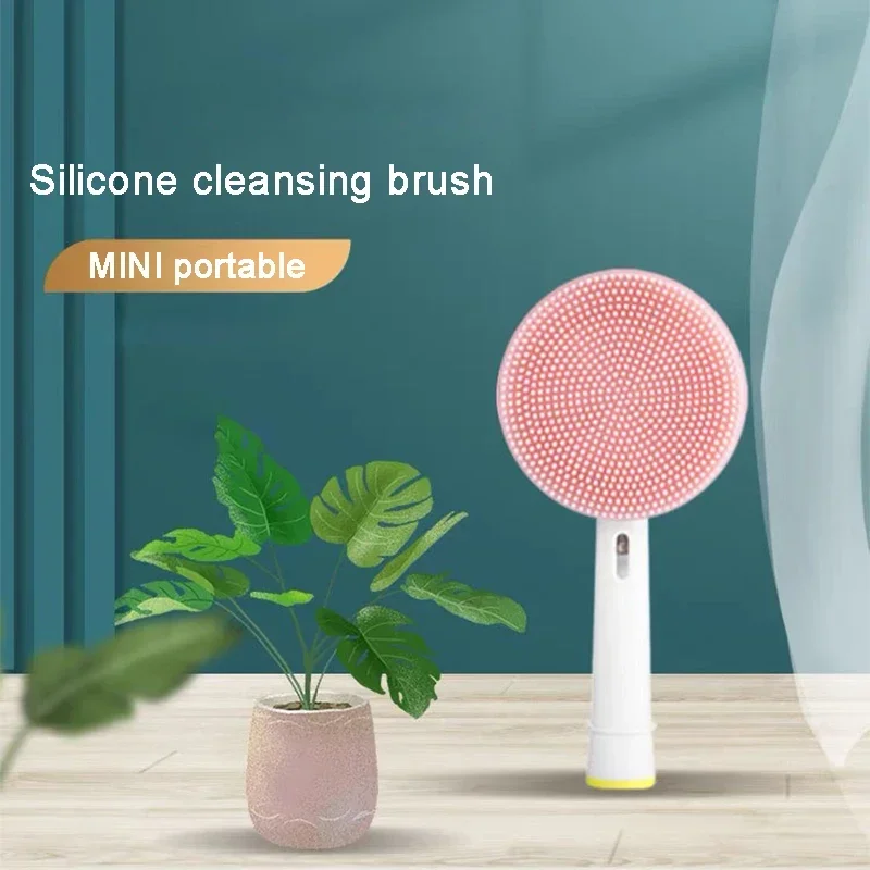 Electric Toothbrush Facial Cleanser Brush Head Silicone Facial Cleanser Brush Head  Skin Care  Silicon Brush  Facial Tools