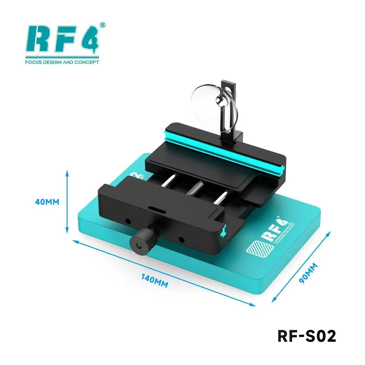 360 ° rotating fixed fixture, multi-functional rotating fixture, remove the screen glass back cover fixing fixture