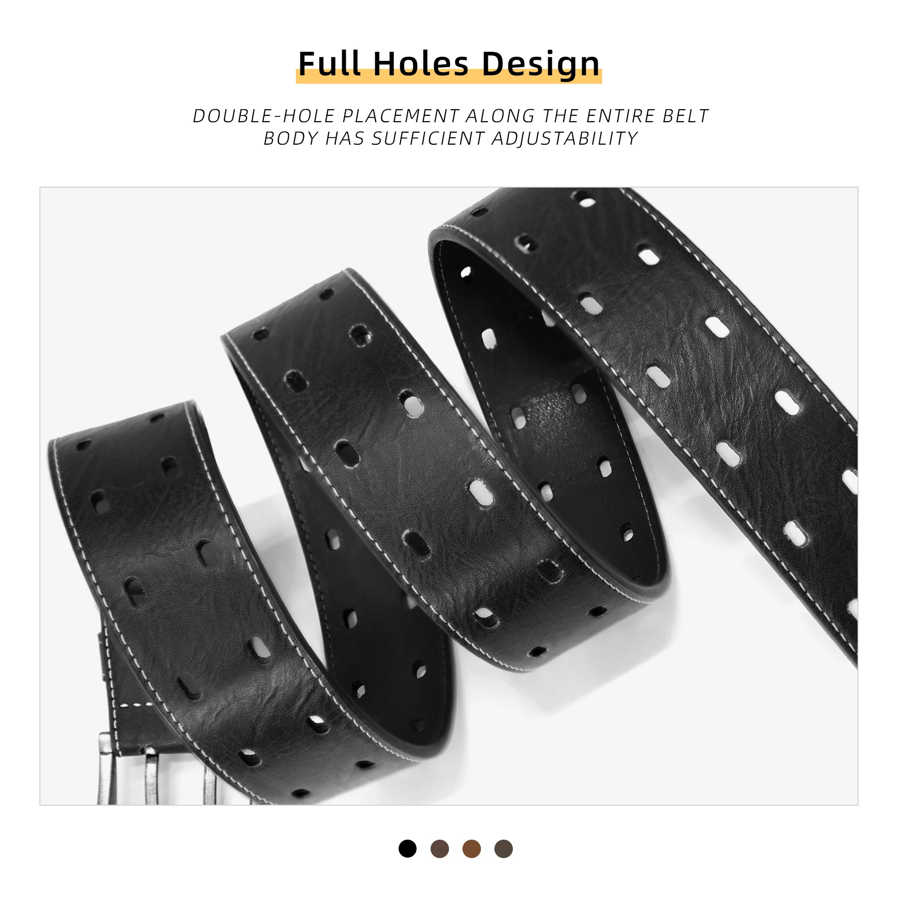 남성 클래식 더블 프롱 벨트 패션 캐주얼 헤비 듀티 작 - Leather Works Belt 리뷰 및 가격