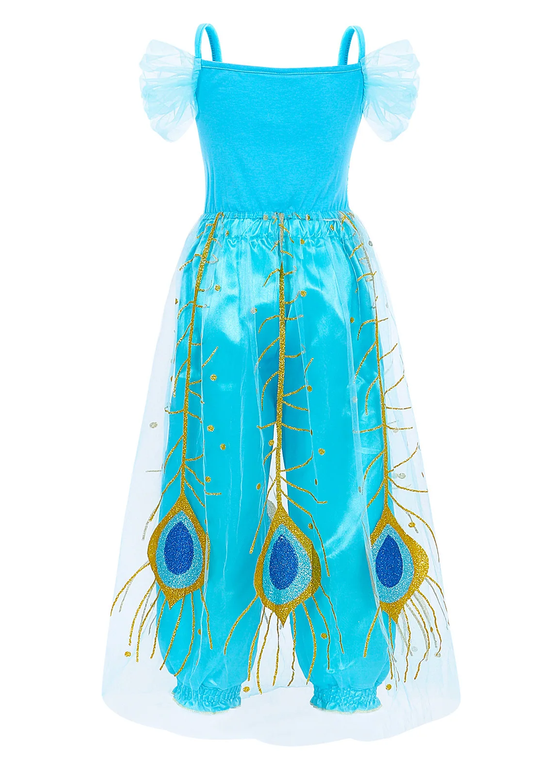 أزياء الهالوين الياسمين التأثيرية ملابس الأطفال الفولكلور العربي المصباح السحري الأميرة ملابس تنكرية بلوزات وسراويل ذيل