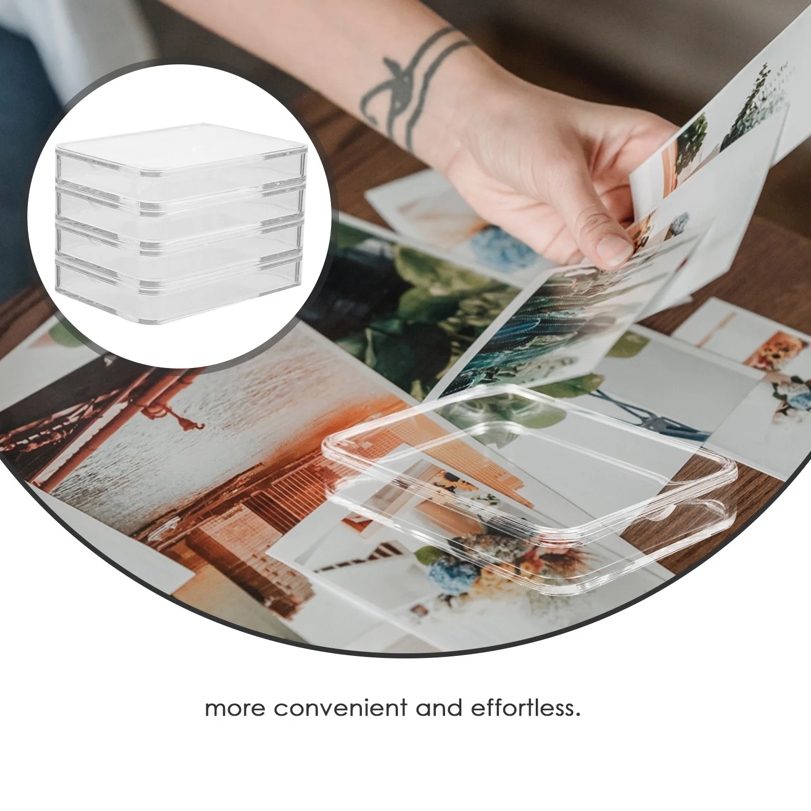 4 قطعة صندوق تخزين العملات المعدنية شفافة لجمع الغبار واقية عملة حامي حامل المنظم كبسولات الحاويات واحدة صغيرة