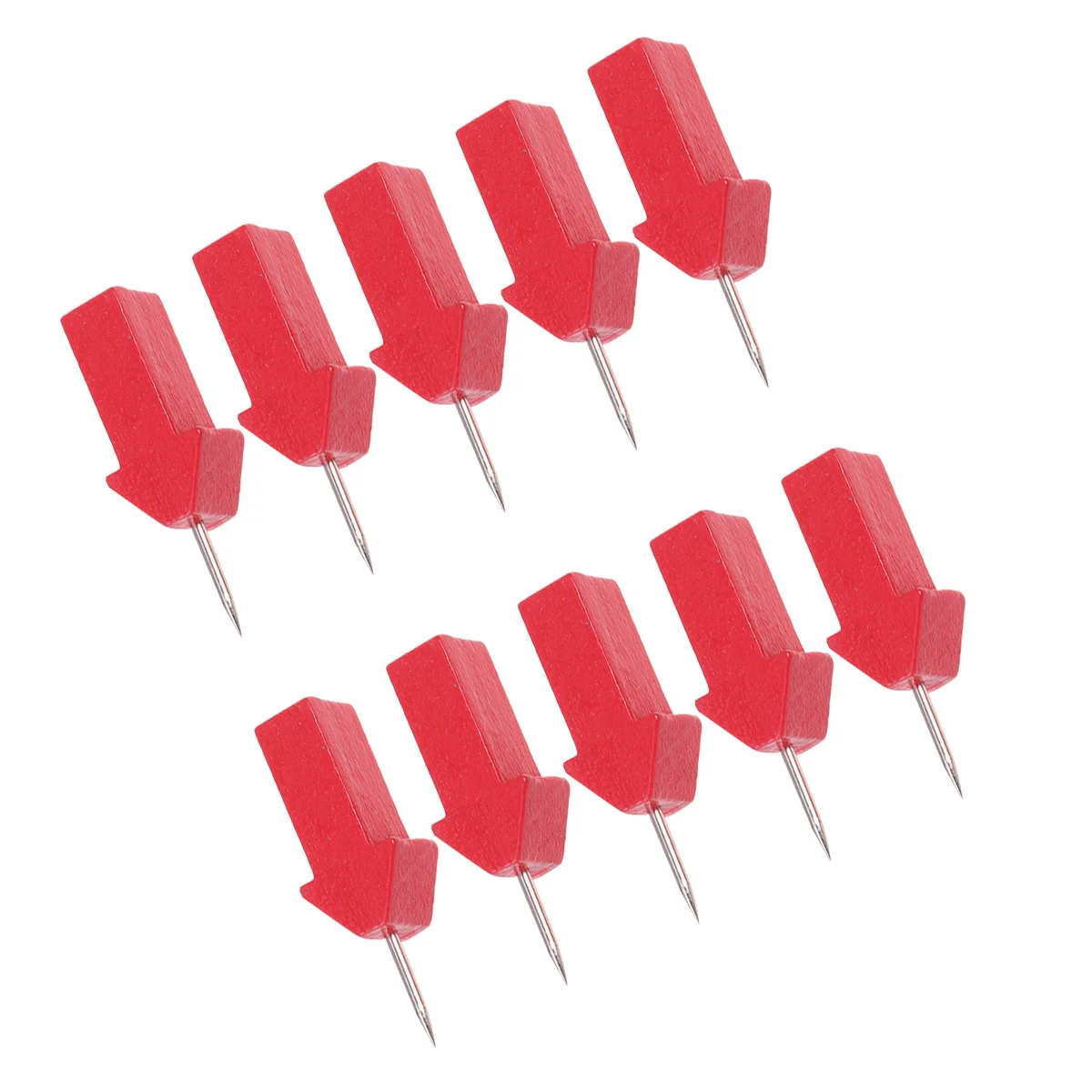 25pcs Wooden Metal Arrow Pushpins For Cork Board Bulletin Map Photo Poster Calendar Home Office School Diy Red