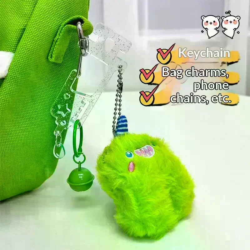 /HTF/Cute Anime Backpack Charm Girls Aesthetic Climbing Hook Accessory Nurse Needle Carabiner Acrylic Shaped Bag Keychain 1Pcs
