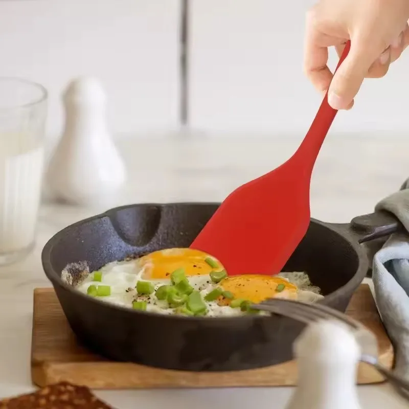 

2025 Silicone cooking spatula, fried fish, steak, stir fry, fried egg, spatula, non stick pan, kitchen cooking tools