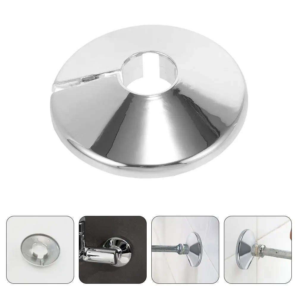 

2 шт. Декоративные накладки на водопроводные трубы из прочного ПВХ-сплава, заглушки для фланцев, декоративные пластины для труб, для дома